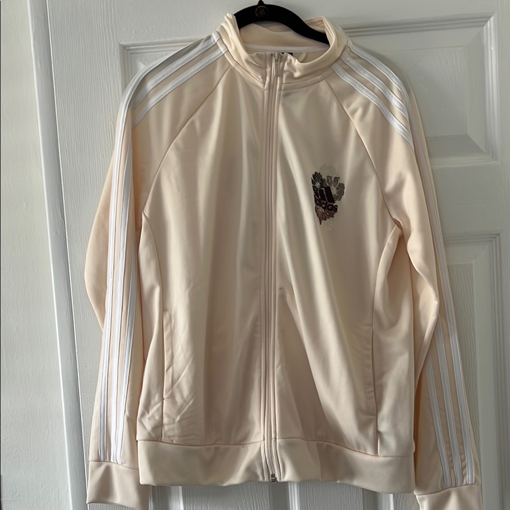Adidas Cream Track Jacket